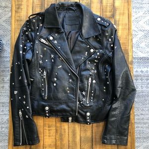 BlankNYC studded leather jacket